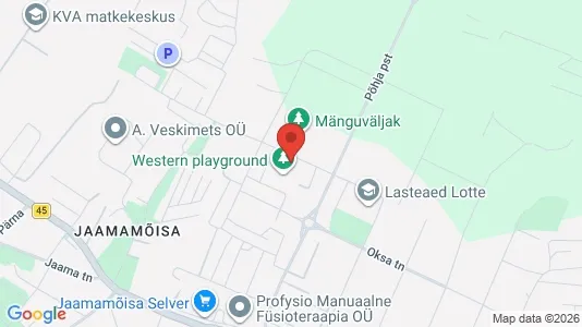 Apartments for rent i Tartu - kort over placeringen
