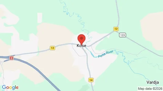 Apartments for rent i Kose - kort over placeringen