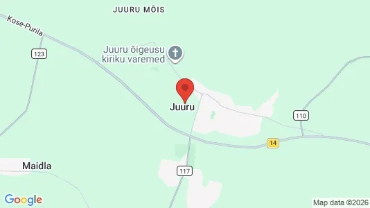 Apartments for rent i Juuru - kort over placeringen