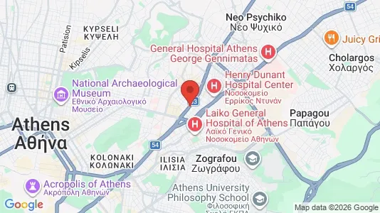 Apartments for rent i Athens Ampelokipoi - kort over placeringen