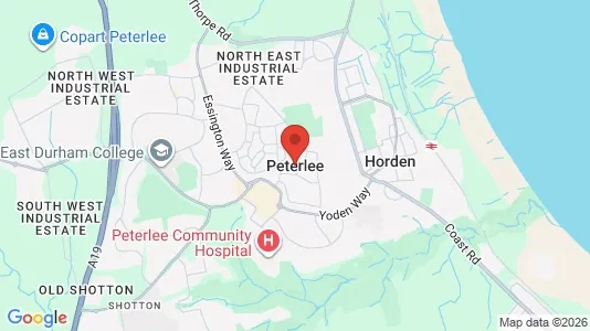 Apartments for rent i Peterlee - County Durham - kort over placeringen