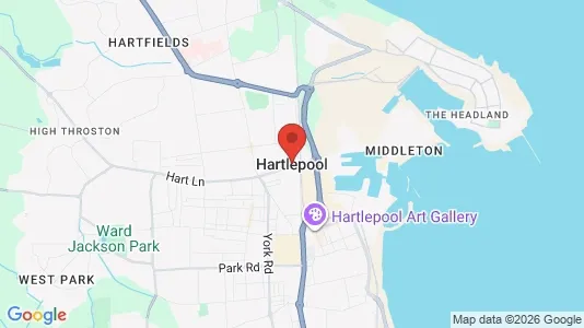 Apartments for rent i Hartlepool - Cleveland - kort over placeringen