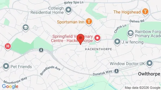 Apartments for rent i Sheffield - South Yorkshire - kort over placeringen