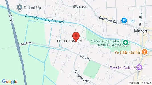 Apartments for rent i March - Cambridgeshire - kort over placeringen
