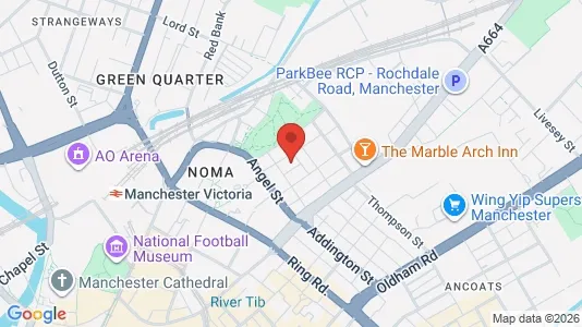 Apartments for rent i Manchester - Lancashire - kort over placeringen