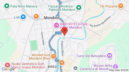 Apartments for rent i Mondovì - kort over placeringen