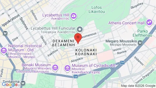 Apartments for rent i Athens Ampelokipoi - kort over placeringen