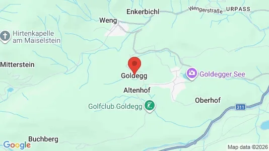 Apartments for rent i Goldegg - kort over placeringen