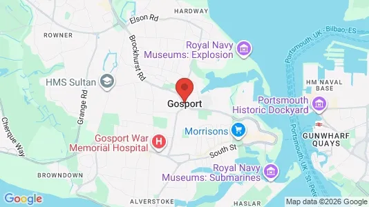 Apartments for rent i Gosport - Hampshire - kort over placeringen