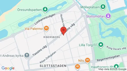 Apartments for rent i Malmö City - kort over placeringen
