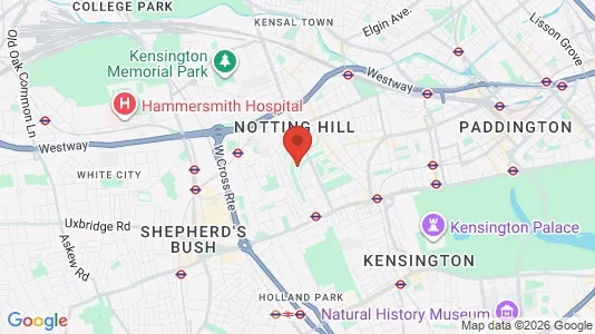 Apartments for rent i London W11 - kort over placeringen