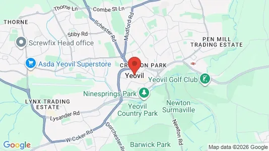 Houses for rent i Yeovil - Somerset - kort over placeringen