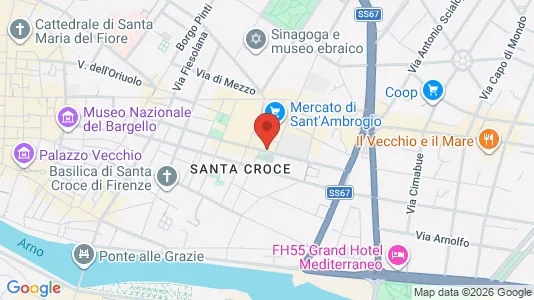 Apartments for rent i Florence - kort over placeringen