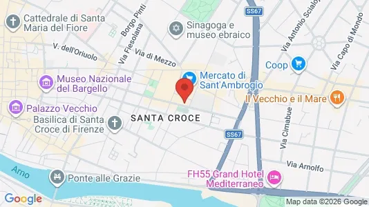Apartments for rent i Florence - kort over placeringen