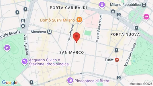 Apartments for rent i Milano Zona 1 - Centro storico - kort over placeringen