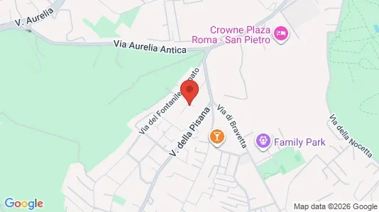 Apartments for rent i Roma Municipio XII – Monte Verde - kort over placeringen