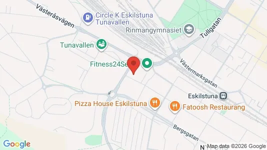 Apartments for rent i Eskilstuna - kort over placeringen