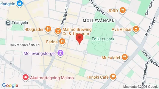 Apartments for rent i Sofielund - kort over placeringen