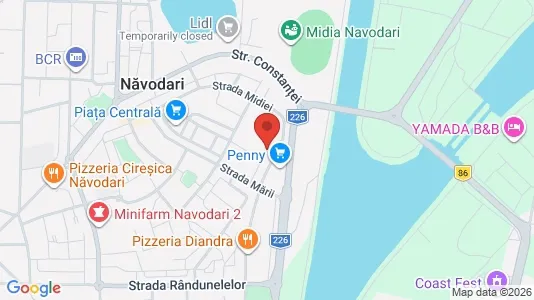 Rooms for rent i Constanţa - kort over placeringen