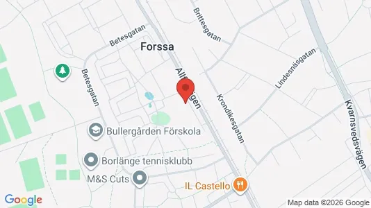 Apartments for rent i Borlänge - kort over placeringen