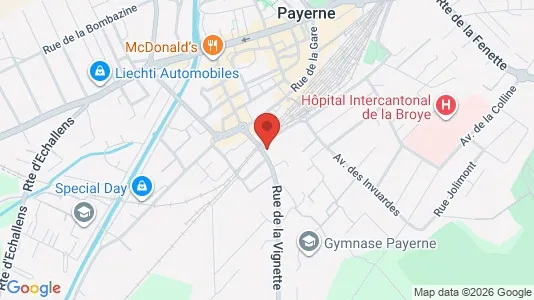 Apartments for rent i Broye-Vully - kort over placeringen