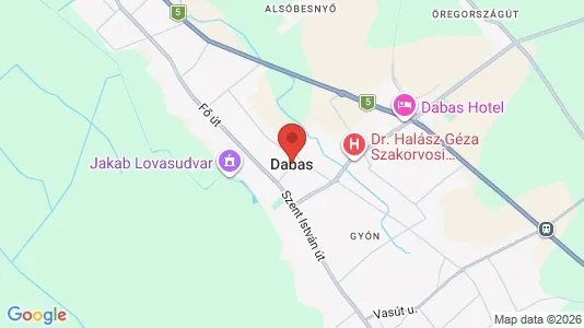 Apartments for rent i Dabasi - kort over placeringen