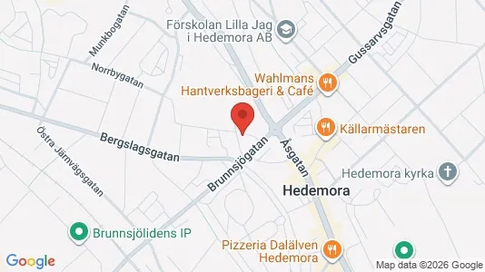 Apartments for rent i Hedemora - kort over placeringen