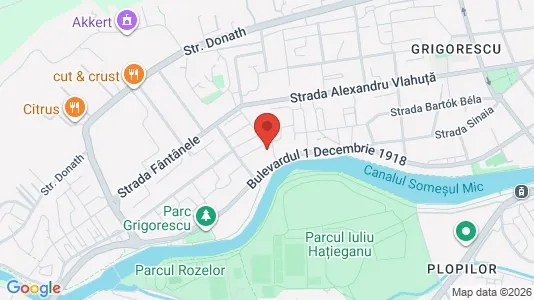 Apartments for rent i Cluj-Napoca - kort over placeringen