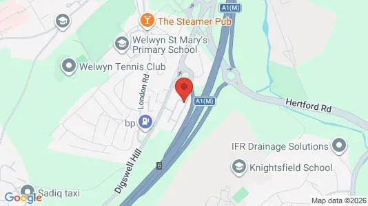 Apartments for rent i Welwyn - Hertfordshire - kort over placeringen