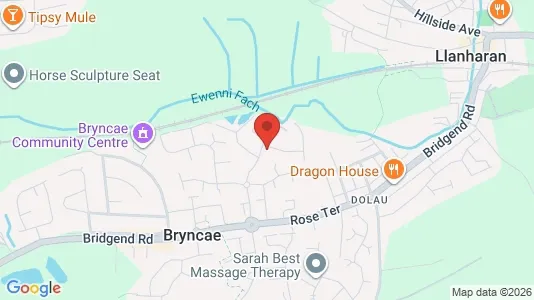 Apartments for rent i Pontyclun - Mid Glamorgan - kort over placeringen