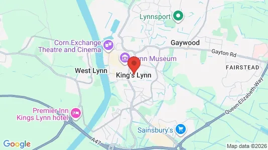 Apartments for rent i King's Lynn - Norfolk - kort over placeringen