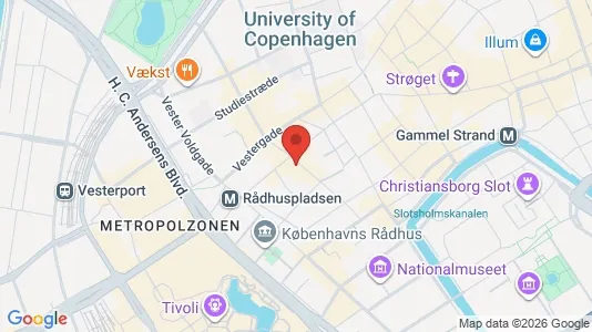 Apartments for rent i Copenhagen K - kort over placeringen