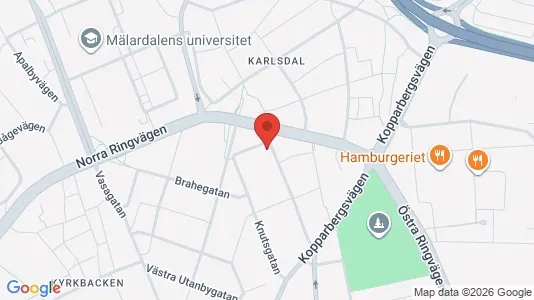 Apartments for rent i Västerås - kort over placeringen