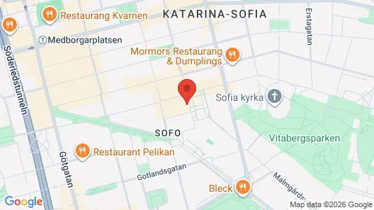 Apartments for rent i Södermalm - kort over placeringen