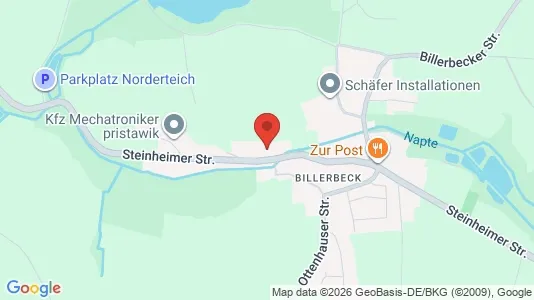 Apartments for rent i Lippe - kort over placeringen