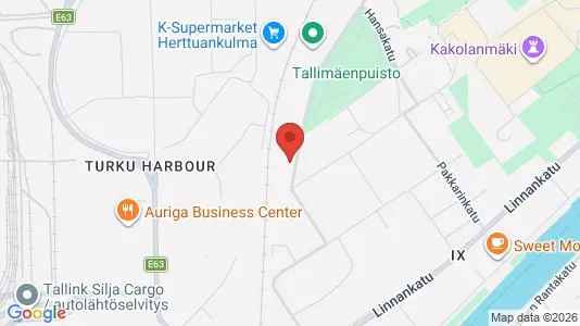 Apartments for rent i Turku - kort over placeringen
