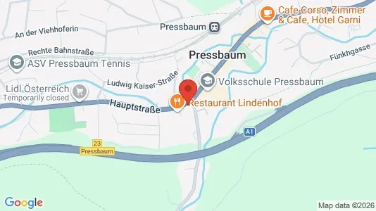 Apartments for rent i Pressbaum - kort over placeringen
