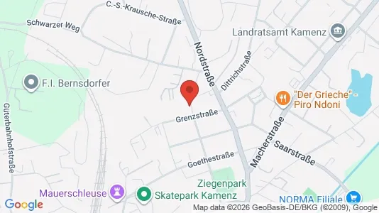 Apartments for rent i Bautzen - kort over placeringen