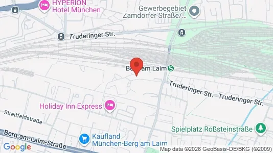 Rooms for rent i Munich Berg am Laim - kort over placeringen