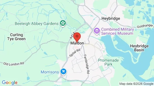 Houses for rent i Maldon - Essex - kort over placeringen