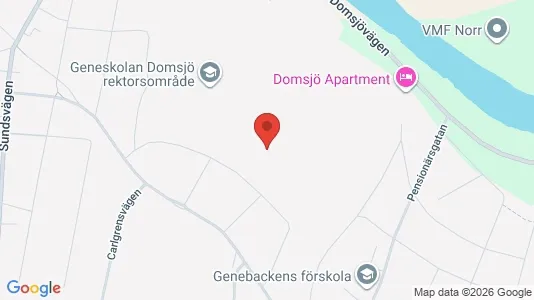 Apartments for rent i Örnsköldsvik - kort over placeringen