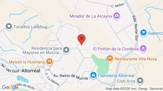 Apartments for rent i Molina de Segura - kort over placeringen