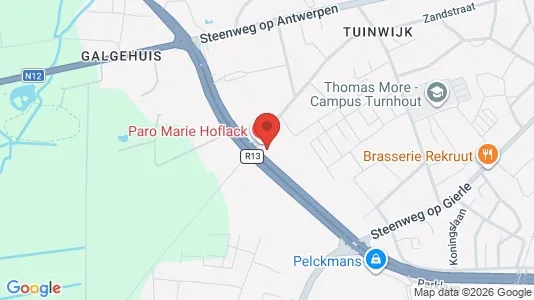 Apartments for rent i Turnhout - kort over placeringen