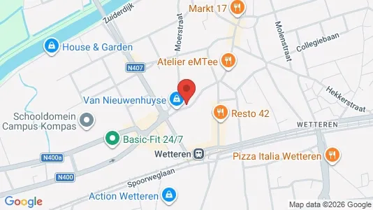 Apartments for rent i Wetteren - kort over placeringen