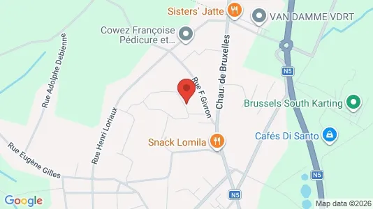 Apartments for rent i Les Bons Villers - kort over placeringen