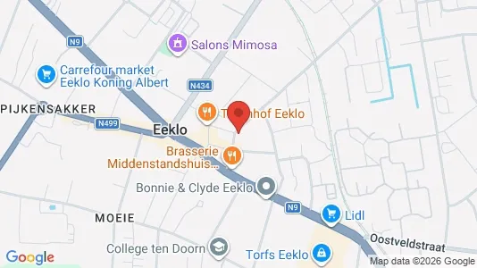 Apartments for rent i Eeklo - kort over placeringen