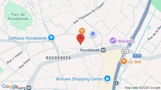 Apartments for rent i Brussels Sint-Lambrechts-Woluwe - kort over placeringen