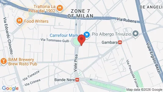 Apartments for rent i Milano Zona 6 - Barona, Lorenteggio - kort over placeringen