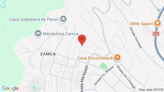Apartments for rent i Suceava - kort over placeringen