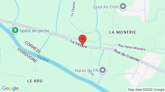 Apartments for rent i Brive-la-Gaillarde - kort over placeringen